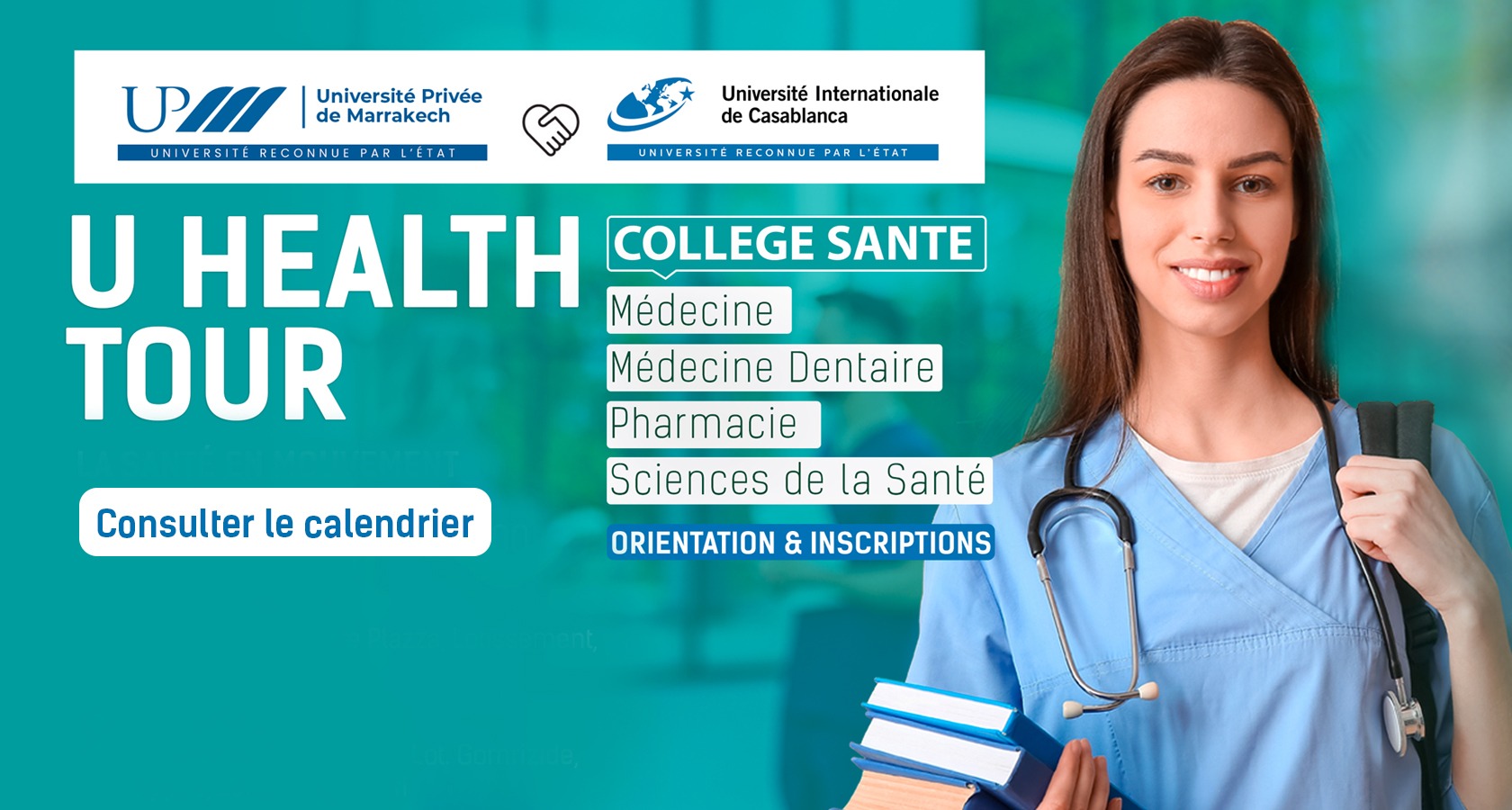 Caravane Orientation & Inscriptions : U-Health Tour | Rencontrez l’UPM