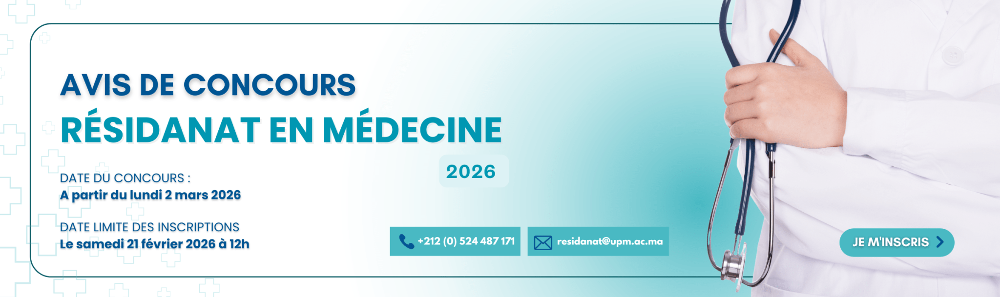 Concours Résidanat UPM 2026