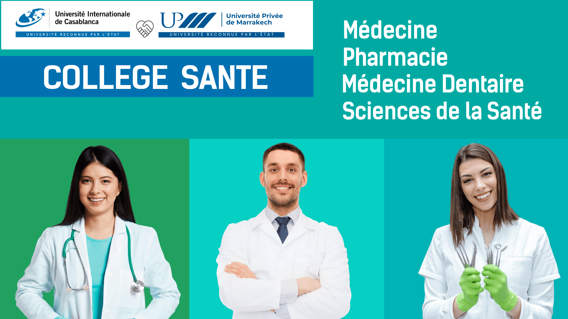 COLLEGE SANTÉ – La formation médicale au cœur du campus UPM de Marrakech